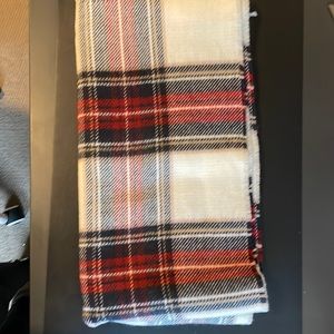 Red white and navy scarf